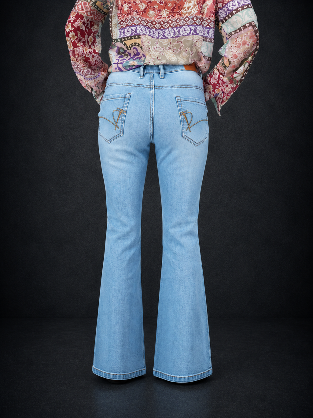 Light Blue Women's Flare