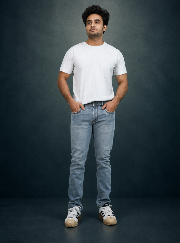 Dusky Grey Prestige Denim