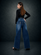 Dark Blue Baggy Denim